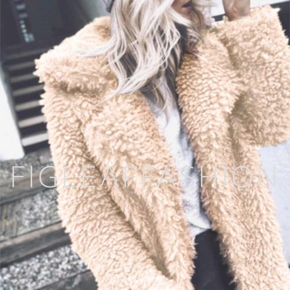 New Boutique Teddy Faux Fur Pink Coat Jacket - Picture 2 of 5